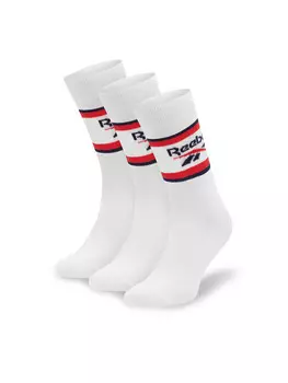 3 пары длинных носков Reebok, белый