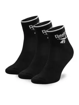3 пары длинных носков Reebok, черный