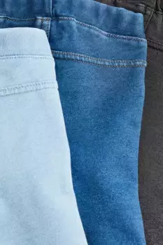 3 пары джеггинсов H&M, серый
