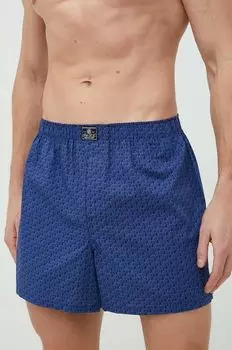 3 пары хлопковых боксеров Polo Ralph Lauren, темно-синий