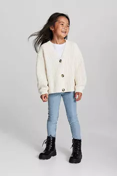 3 пары хлопковых леггинсов H&M, розовый