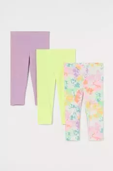 3 пары леггинсов в сеточку H&amp;M