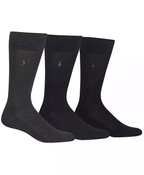 3 пары мужских носков Polo Ralph Lauren, черный