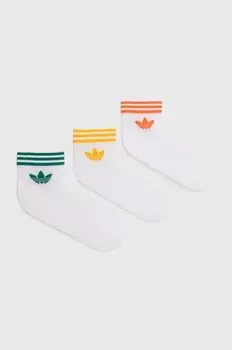 3 пары носков adidas Originals, белый