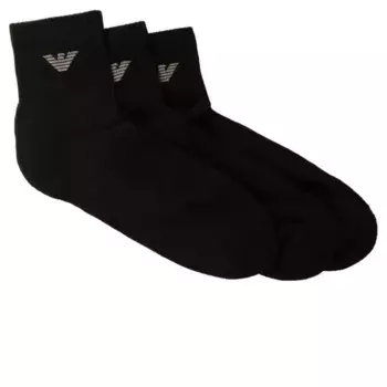 3 пары носков Emporio Armani, черный