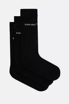 3 пары носков Emporio Armani Underwear, черный