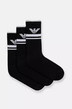 3 пары носков Emporio Armani Underwear, черный