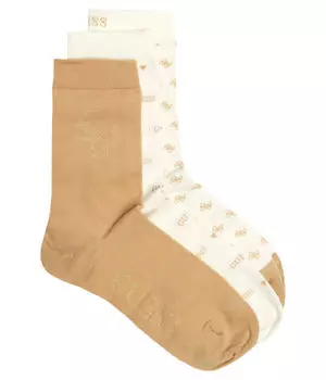 3 пары носков Fantasy Guess Underwear, бежевый