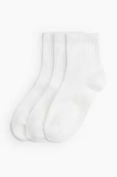 3 пары носков H&M, белый