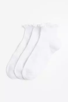 3 пары носков H&M, белый
