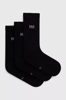 3 пары носков Helly Hansen, черный