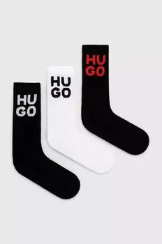 3 пары носков Hugo, черный