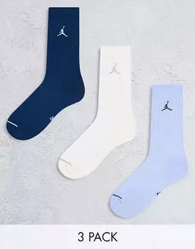 3 пары носков Jordan Everyday Cushion синего цвета