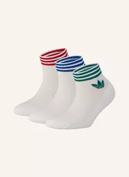 3 пары носков с трилистником Adidas Originals, мультиколор