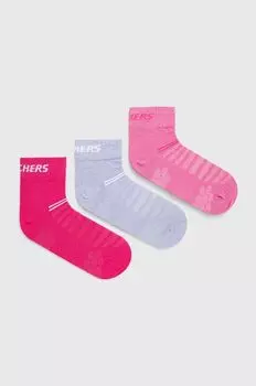 3 пары носков Skechers, розовый