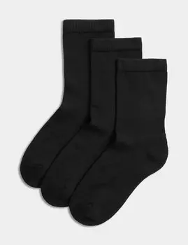 3 пары носков Ultimate Comfort Marks & Spencer, черный