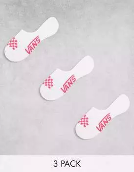 3 пары носков Vans Classic Canoodle белого и розового цвета