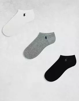3 пары носков в нескольких цветах Polo Ralph Lauren
