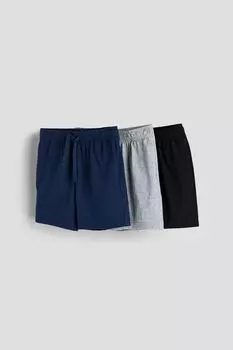 3 пары шорт из джерси H&M, синий