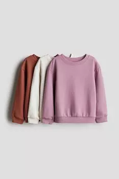 3 пары толстовок H&M, коричневый