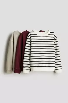 3 пары толстовок H&M, красный