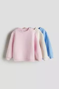 3 пары толстовок H&M, розовый