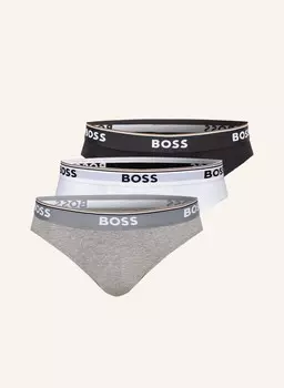 3 пары трусов Boss, серый
