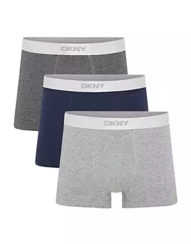 3 пары трусов-боксеров Lawrence Modal темно-синего цвета DKNY