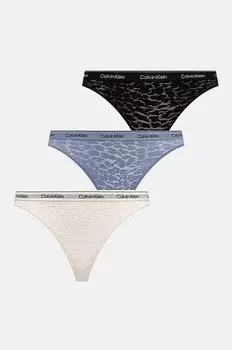 3 пары трусов Calvin Klein Underwear, мультиколор