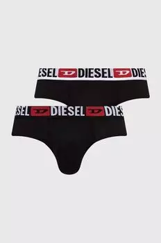 3 пары трусов Diesel, черный