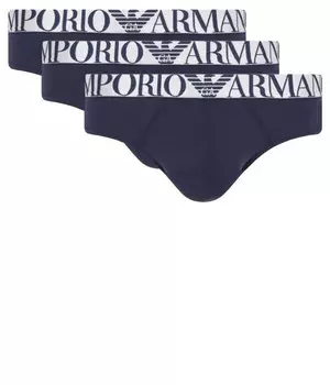 3 пары трусов Emporio Armani, синий