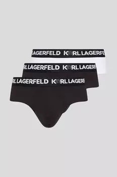 3 пары трусов Karl Lagerfeld, черный