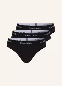 3 пары трусов Marc O'Polo, черный