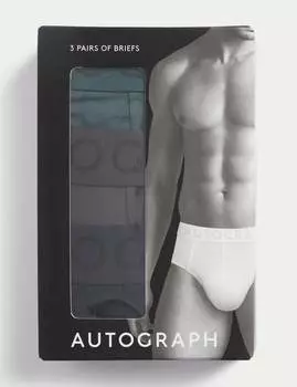 3 пары трусов Supima Cotton Modal Supersoft Autograph, темно-синий