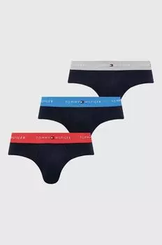3 пары трусов Tommy Hilfiger, темно-синий