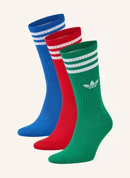 3 пары высоких носков Adidas Originals, мультиколор