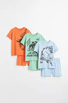 3 пижамы с принтом H&amp;M