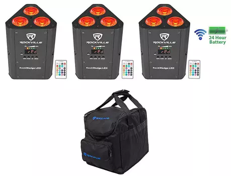 Светодиод Rockville RockWedge LED RGBWA + UV