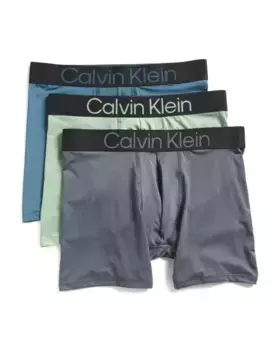 3 шт. боксеры с ярким логотипом Calvin Klein, цвет Teal