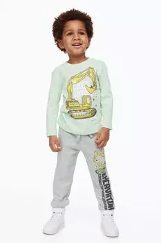 3 шт. джоггеры H&amp;M, салатовый/диггеры