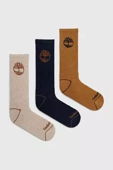 3 штуки носков Timberland, мультиколор