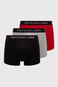 3 упаковки боксеров Polo Ralph Lauren, гранат