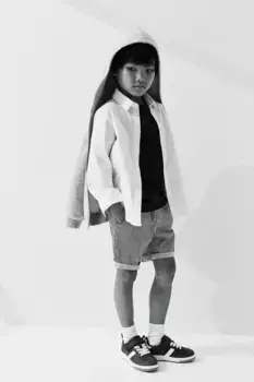 3 упаковки хлопковых шорт H&M, синий