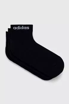 3 упаковки носков adidas, черный