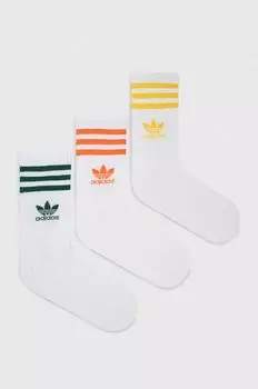 3 упаковки носков adidas Originals, белый