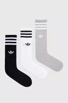 3 упаковки носков adidas Originals, белый