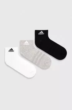 3 упаковки носков adidas, серый