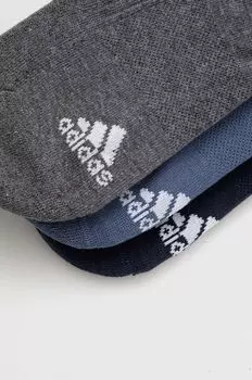 3 упаковки носков adidas, серый
