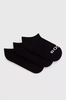 3 упаковки носков Boss, черный