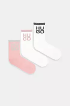 3 упаковки носков HUGO, белый